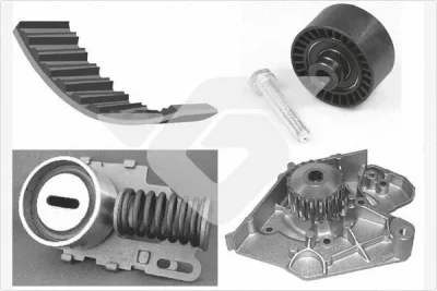 Водяной насос + комплект зубчатого ремня HUTCHINSON KH 28WP18