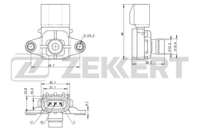 SE-2007 ZEKKERT Расходомер воздуха