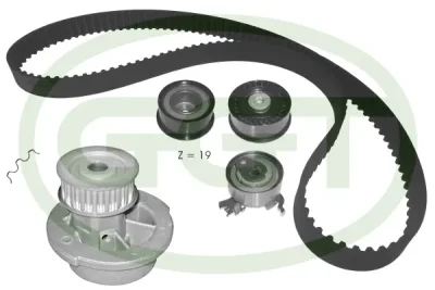 KPA20124 GGT Водяной насос + комплект зубчатого ремня
