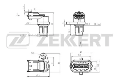 SE-4100 ZEKKERT Датчик импульсов