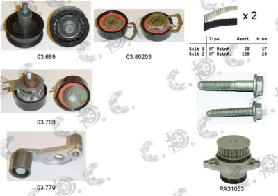 04.5128PA2 AUTOKIT Водяной насос + комплект зубчатого ремня