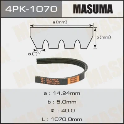 4PK-1070 MASUMA Поликлиновой ремень