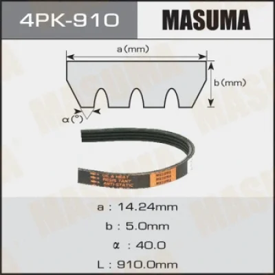 4PK-910 MASUMA Поликлиновой ремень