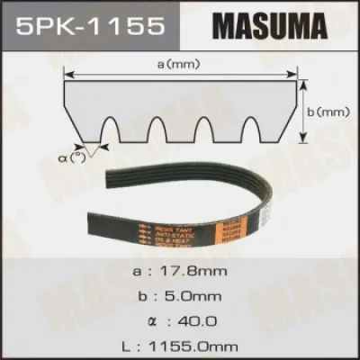 5PK-1155 MASUMA Поликлиновой ремень