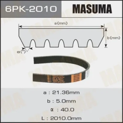 6PK-2010 MASUMA Поликлиновой ремень