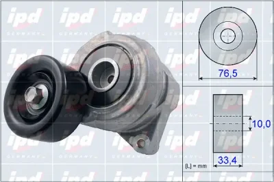 15-3908 IPD Натяжная планка, поликлиновой ремень