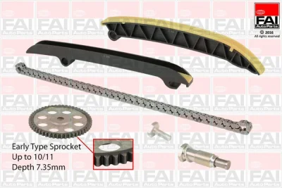 Комплект цели привода распредвала FAI AUTOPARTS TCK208NG