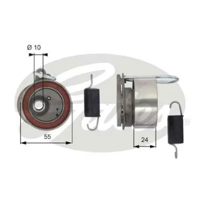 T43175 GATES Натяжной ролик, ремень ГРМ