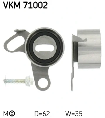 Натяжной ролик, ремень ГРМ SKF VKM 71002