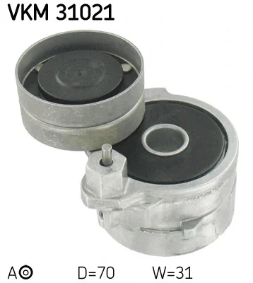 VKM 31021 SKF Натяжной ролик, поликлиновой ремень