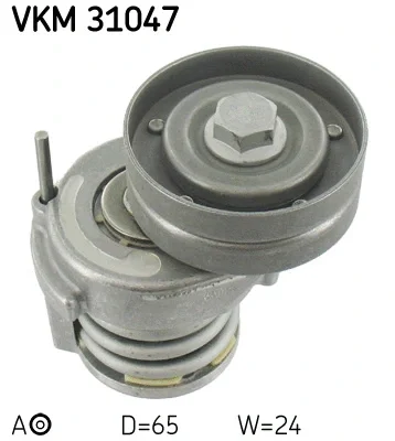 VKM 31047 SKF Натяжной ролик, поликлиновой ремень
