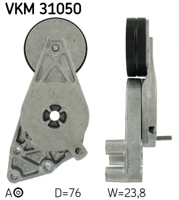 VKM 31050 SKF Натяжной ролик, поликлиновой ремень