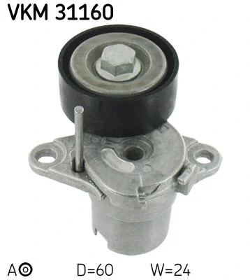 Натяжной ролик, поликлиновой ремень SKF VKM 31160