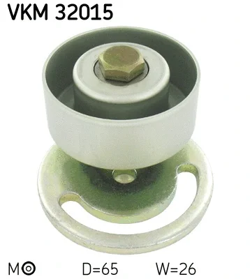 VKM 32015 SKF Натяжной ролик, поликлиновой ремень