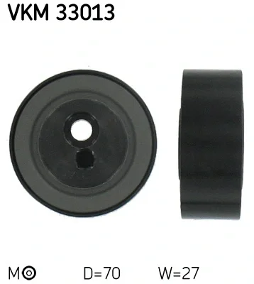 VKM 33013 SKF Натяжной ролик, поликлиновой ремень