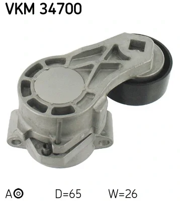 VKM 34700 SKF Натяжной ролик, поликлиновой ремень