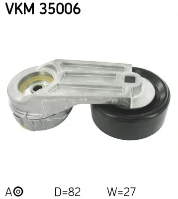 VKM 35006 SKF Натяжной ролик, поликлиновой ремень