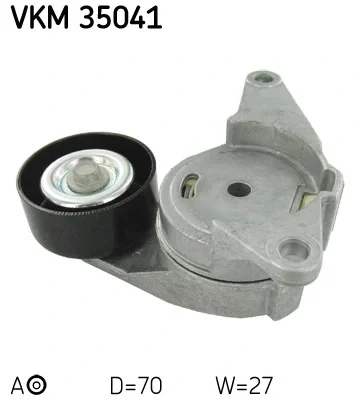VKM 35041 SKF Натяжной ролик, поликлиновой ремень