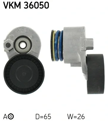 VKM 36050 SKF Натяжной ролик, поликлиновой ремень