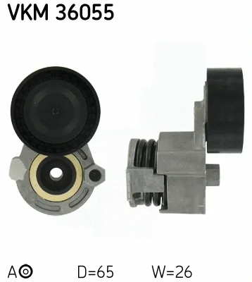 Натяжной ролик, поликлиновой ремень SKF VKM 36055