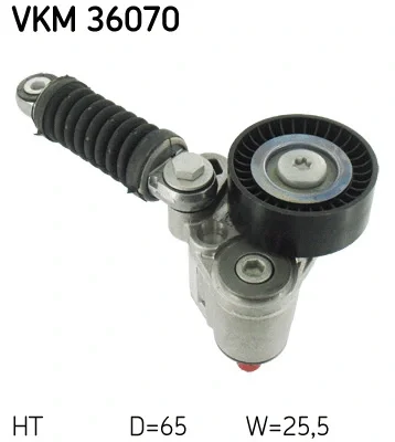 VKM 36070 SKF Натяжной ролик, поликлиновой ремень