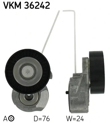 Натяжной ролик, поликлиновой ремень SKF VKM 36242