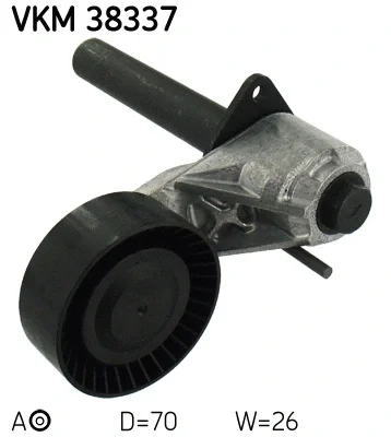 VKM 38337 SKF Натяжной ролик, поликлиновой ремень