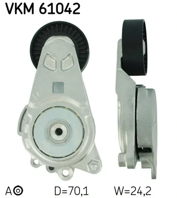 VKM 61042 SKF Натяжной ролик, поликлиновой ремень