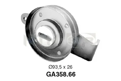 GA358.66 SNR/NTN Натяжной ролик, поликлиновой ремень