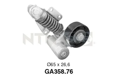 Натяжной ролик, поликлиновой ремень SNR/NTN GA358.76