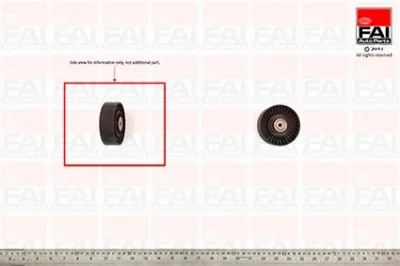 T1027 FAI AUTOPARTS Натяжной ролик, поликлиновой ремень