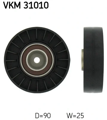 VKM 31010 SKF Паразитный / ведущий ролик, поликлиновой ремень