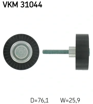 Паразитный / ведущий ролик, поликлиновой ремень SKF VKM 31044