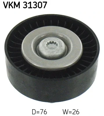VKM 31307 SKF Паразитный / ведущий ролик, поликлиновой ремень