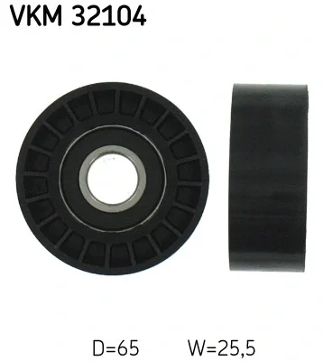 VKM 32104 SKF Паразитный / ведущий ролик, поликлиновой ремень