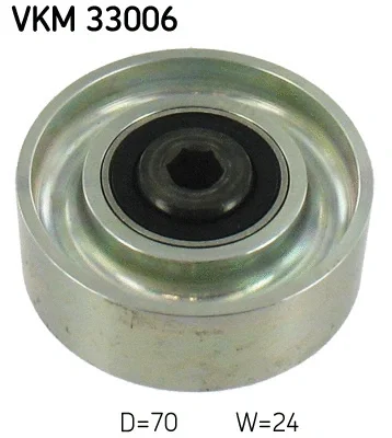 VKM 33006 SKF Паразитный / ведущий ролик, поликлиновой ремень