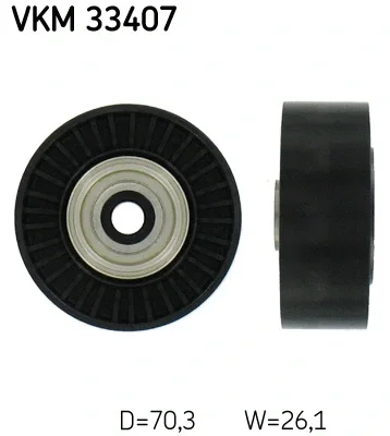 Паразитный / ведущий ролик, поликлиновой ремень SKF VKM 33407