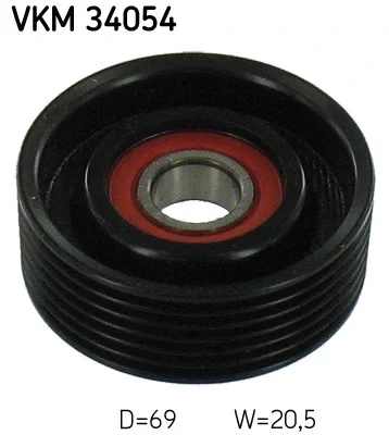 VKM 34054 SKF Паразитный / ведущий ролик, поликлиновой ремень