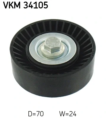 VKM 34105 SKF Паразитный / ведущий ролик, поликлиновой ремень