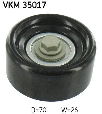VKM 35017 SKF Паразитный / ведущий ролик, поликлиновой ремень