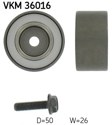VKM 36016 SKF Паразитный / ведущий ролик, поликлиновой ремень