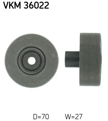 Паразитный / ведущий ролик, поликлиновой ремень SKF VKM 36022