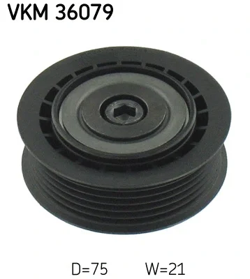 VKM 36079 SKF Паразитный / ведущий ролик, поликлиновой ремень