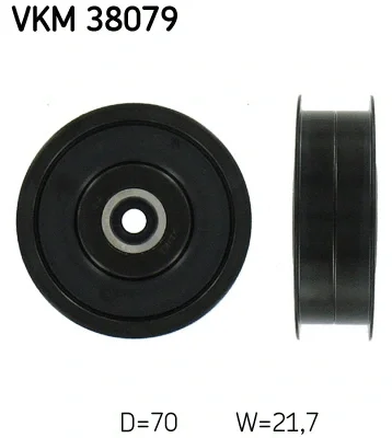VKM 38079 SKF Паразитный / ведущий ролик, поликлиновой ремень