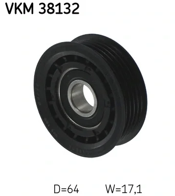 VKM 38132 SKF Паразитный / ведущий ролик, поликлиновой ремень