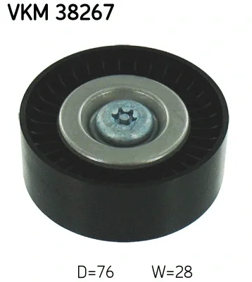 VKM 38267 SKF Паразитный / ведущий ролик, поликлиновой ремень