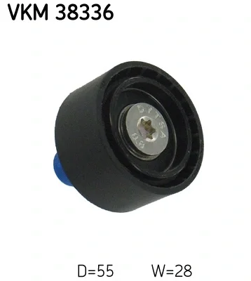 VKM 38336 SKF Паразитный / ведущий ролик, поликлиновой ремень