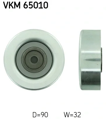 VKM 65010 SKF Паразитный / ведущий ролик, поликлиновой ремень