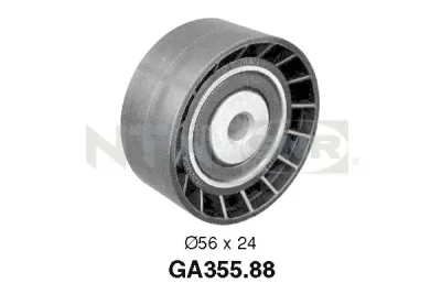 GA355.88 SNR/NTN Паразитный / ведущий ролик, поликлиновой ремень