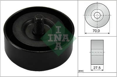 Паразитный / ведущий ролик, поликлиновой ремень INA 532 0606 10